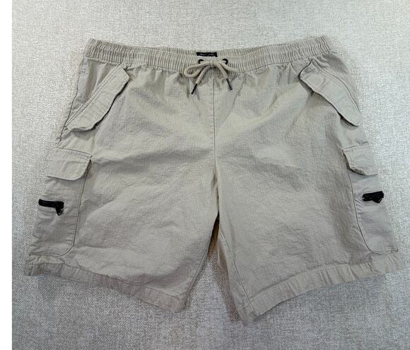 Dogg Supply Other - Dogg Supply Men's 3XL Tan Ripstop Cargo Shorts Utility Streetwear Casual Pants